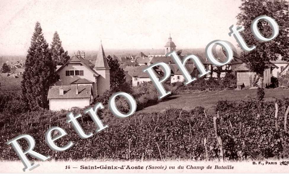 Saint Genix d'Aoste, Vue du Champ de Bataille
