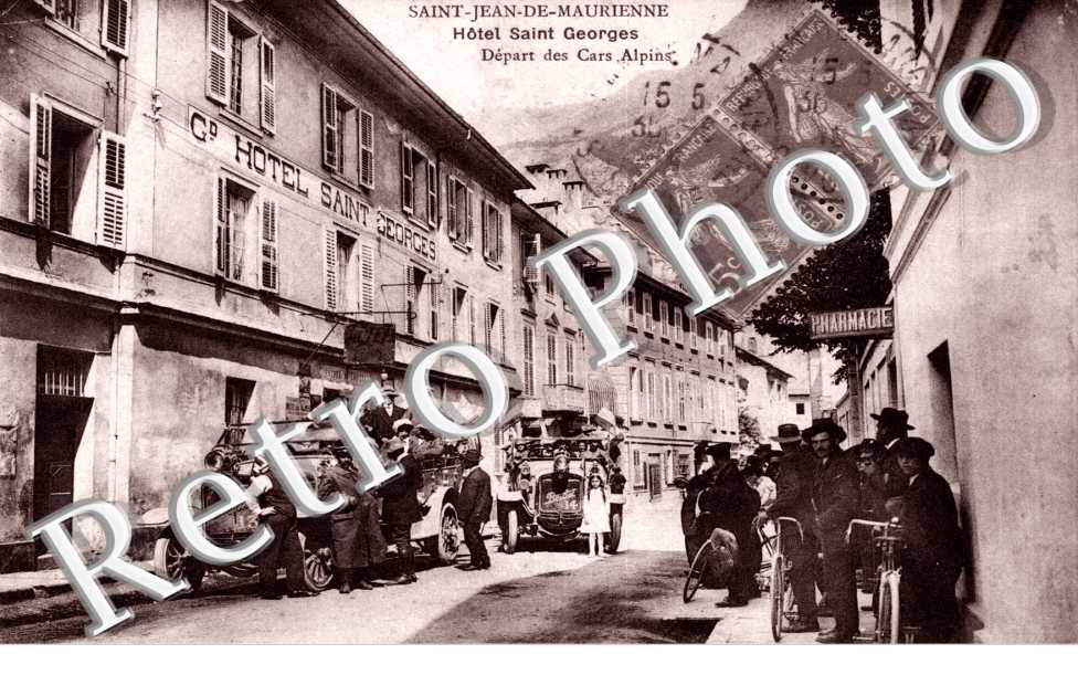 Hotel Saint Georges depart des cars alpins - automobiles