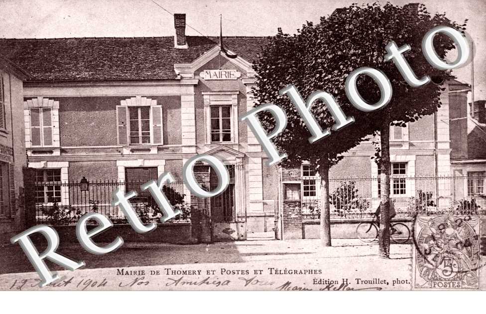 mairie de thomery et postes et telegraphes