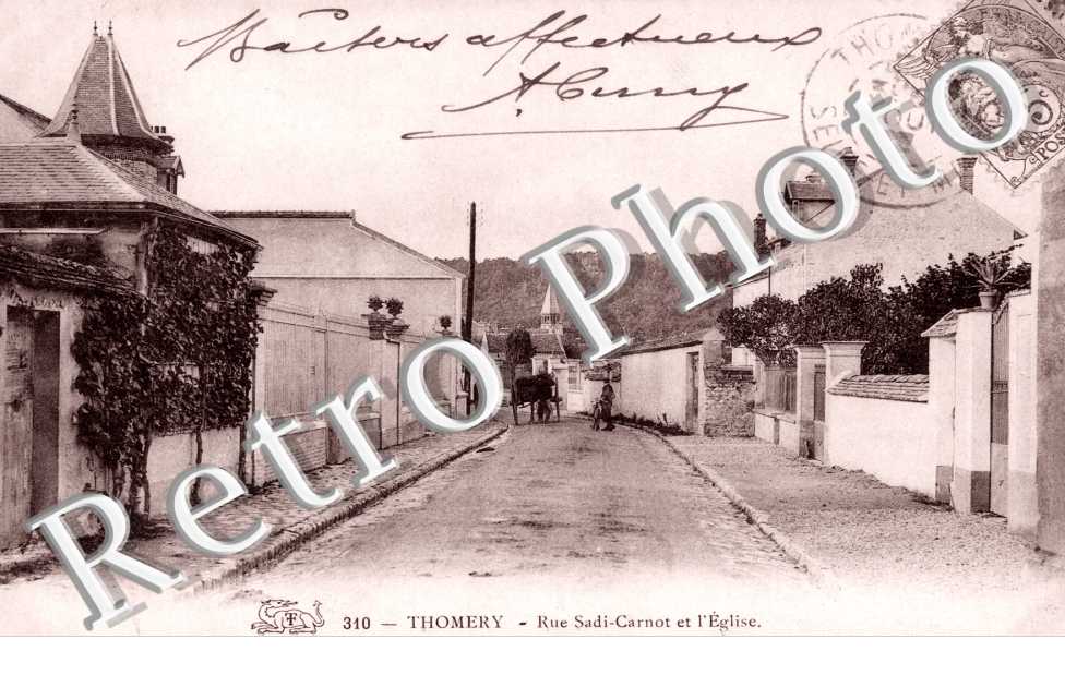 rue sadi carnot et l'eglise