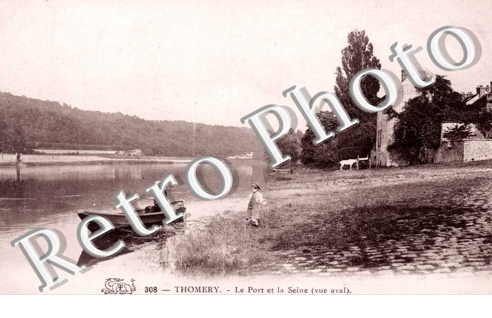 le port et la seine
