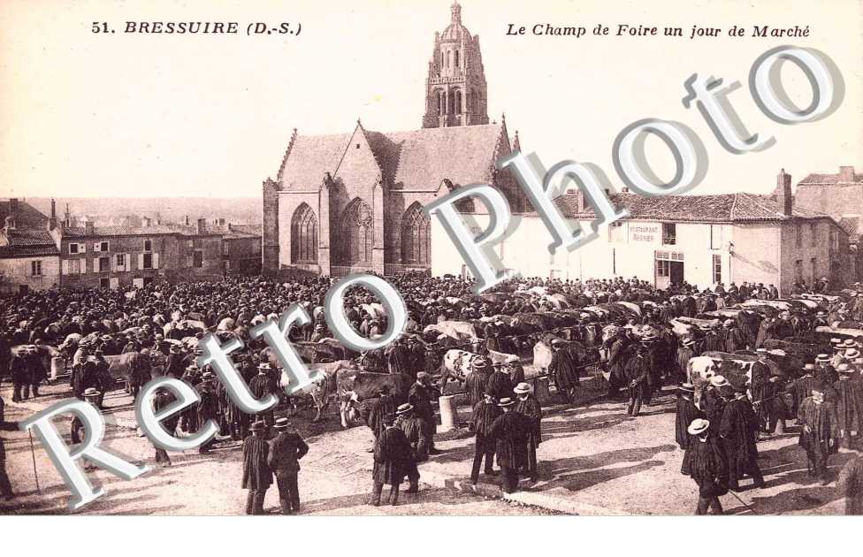 le champ de Foire un jour de marche
