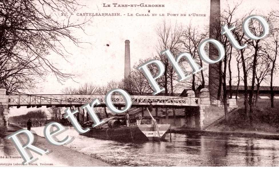 Le Canal et Pont de l'Usine