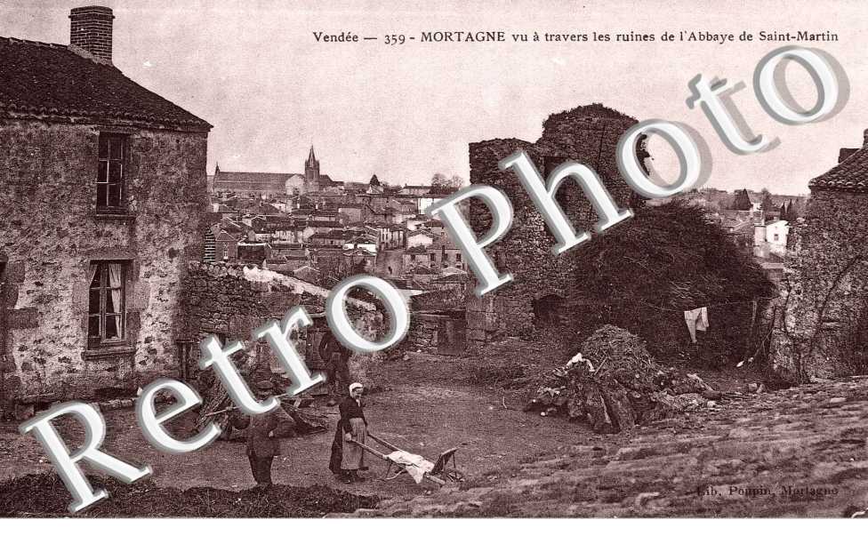 vu a TRAVERS LES RUINES DE L'ABBAYE de Saint Martin