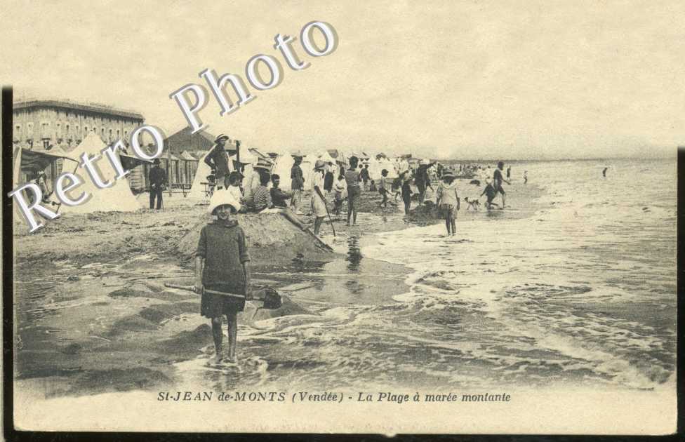 LA PLAGE a maree montante