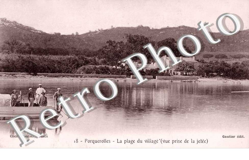 La Plage du village, vue prise de la jetée