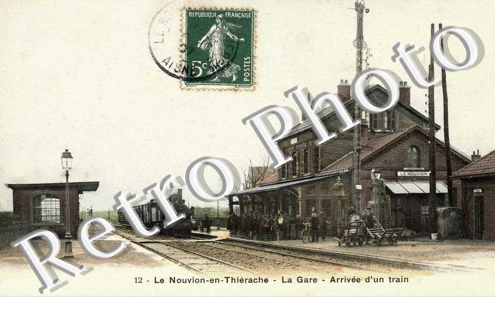 La gare Arrivee d'un train