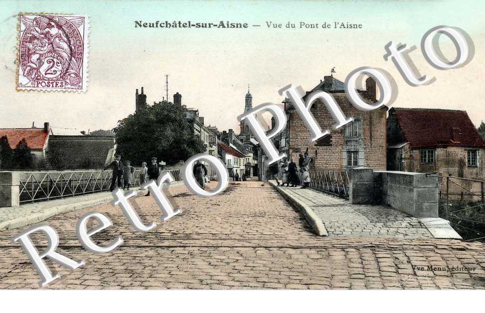 vue du pont de l'Aisne  