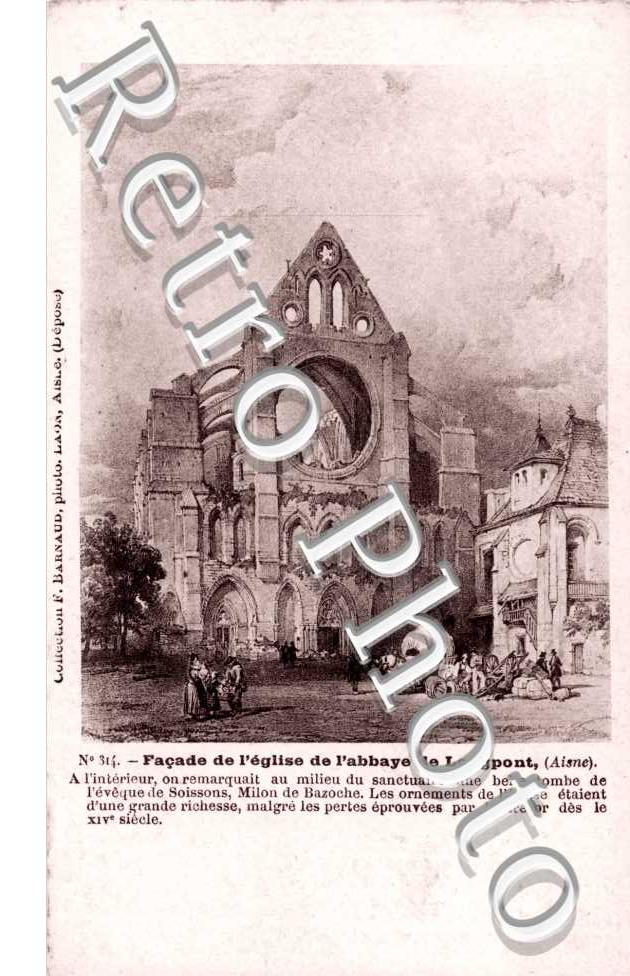 facade de l'eglise de l'abbaye