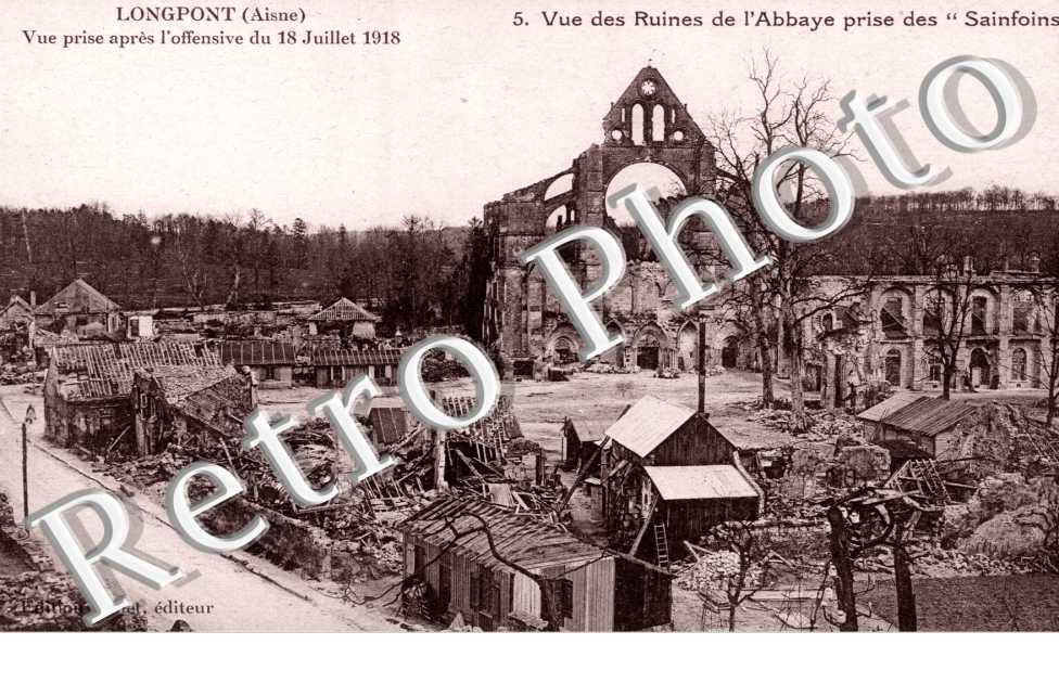 vue des ruines de l'Abbaye