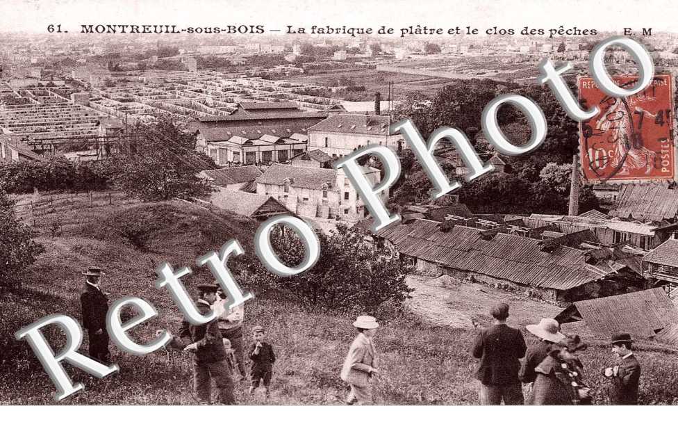 La fabrique de platre et le clos des peches