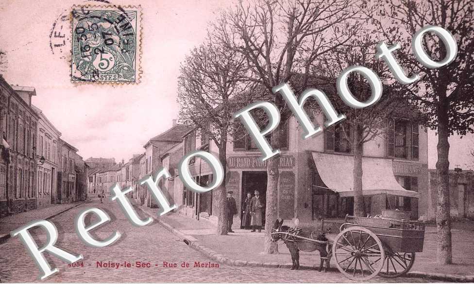 Rue de Merian - attelage d'ane