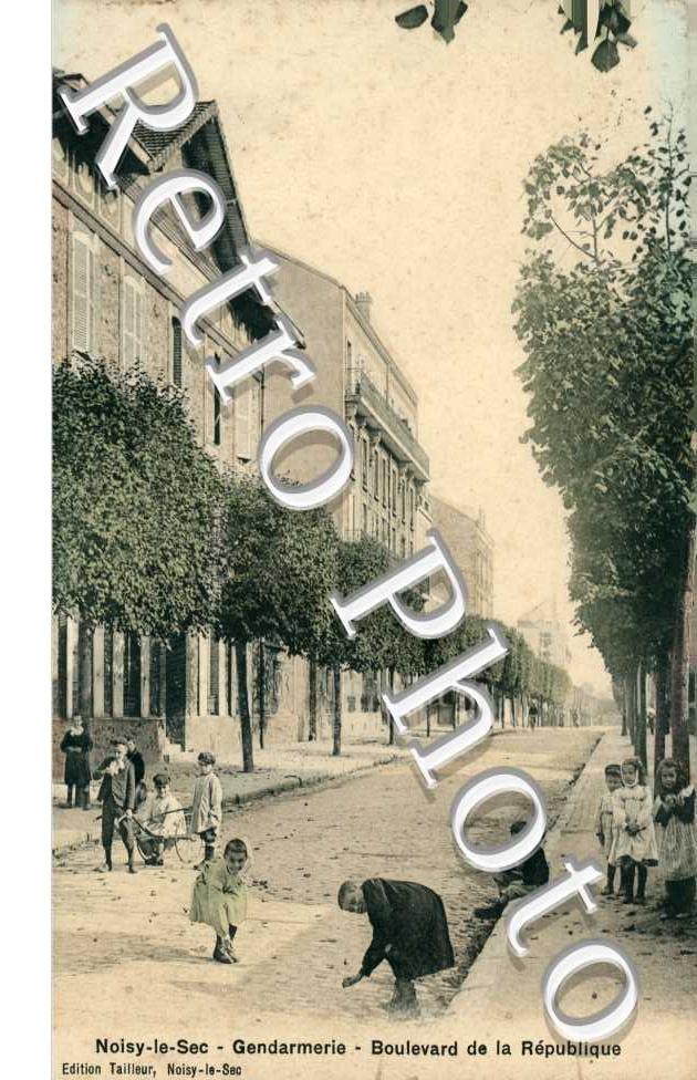Gendarmerie - boulevard de la republique (couleur)