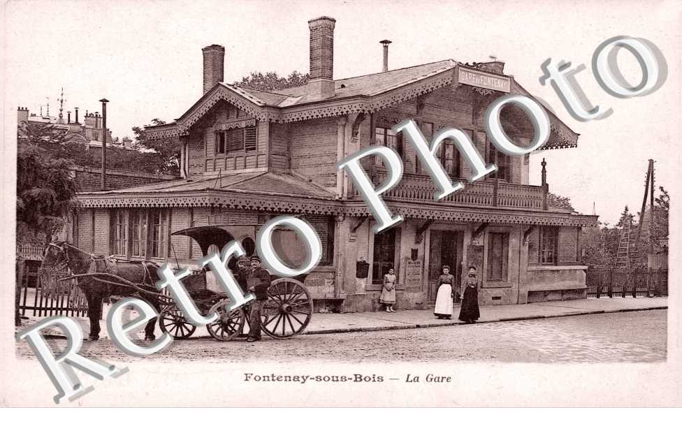 La gare - attelage de cheval
