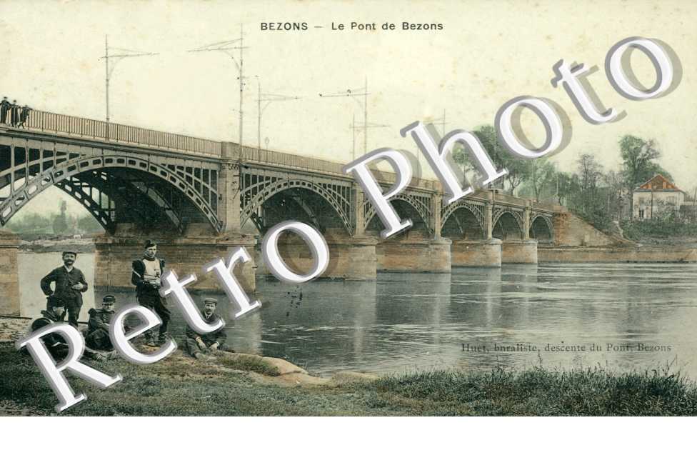 Le pont de Bezons (couleur)