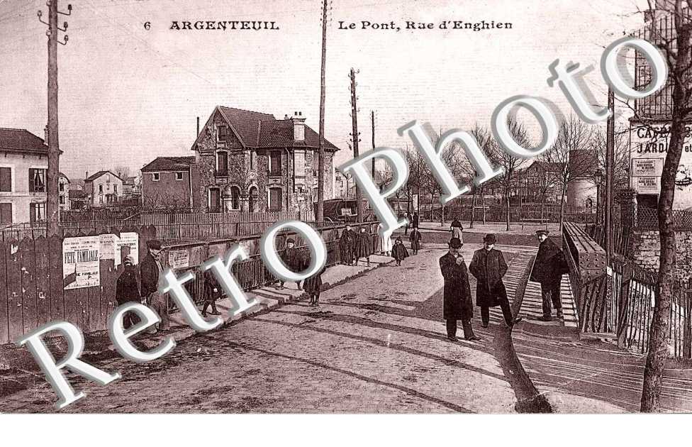 Le pont rue Enghien