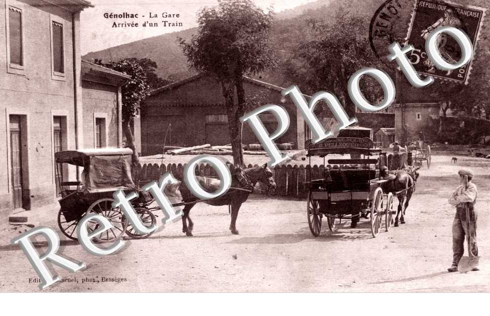 La gare, arrivee d'un train
