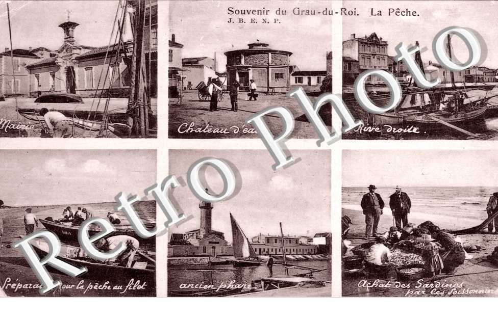 Mairie, Chateau d'eau, Le phare, achat des sardines