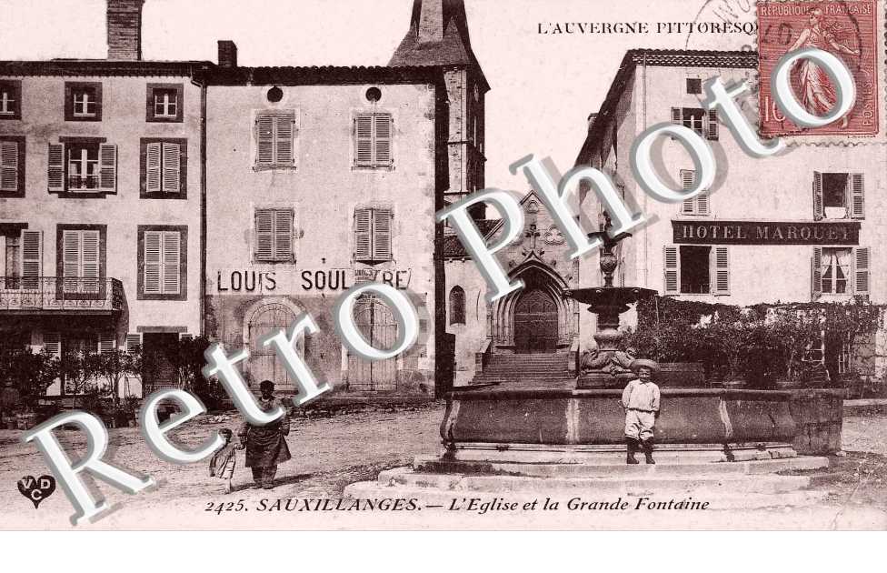l'eglise et la Grand Fontaine