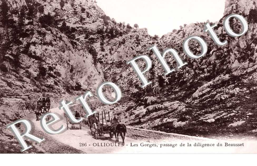 Les Gorges Passage de la Diligence du Beausset