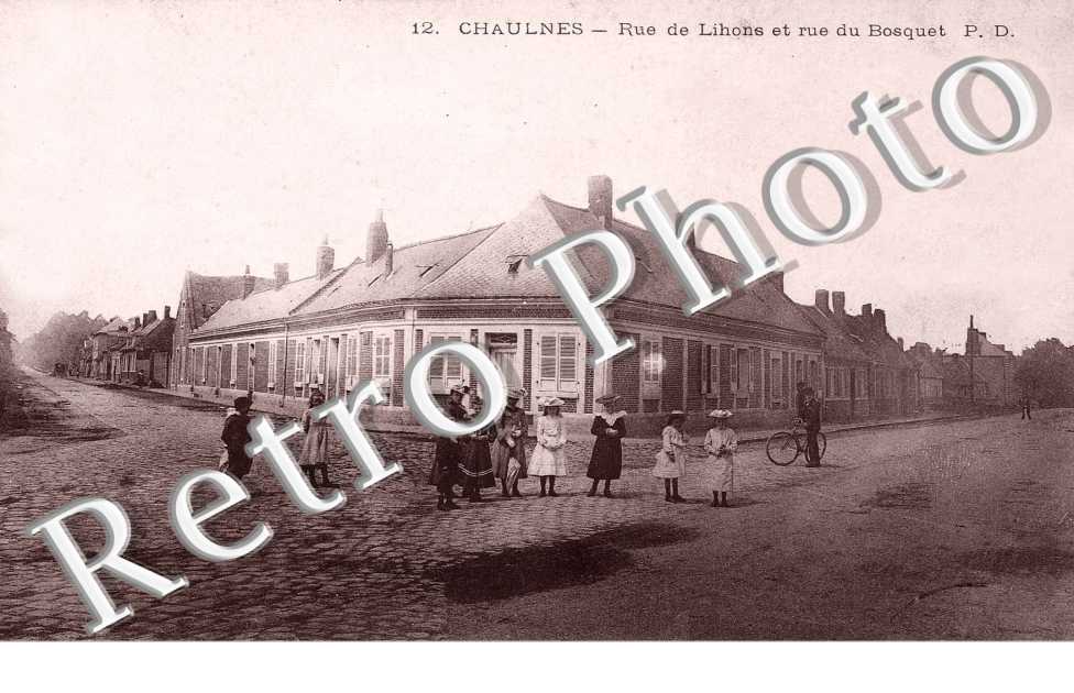 Rue de Lihons  et rue du Bosquet