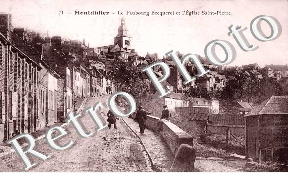 Le faubourg Becquerel et l'eglise  Saint Pierre