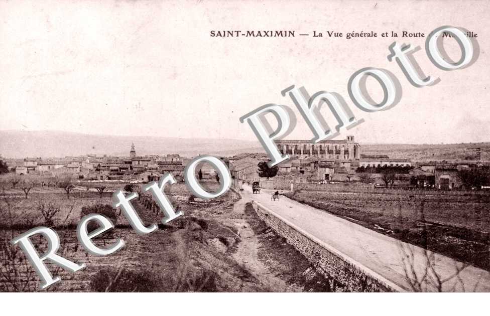 vue generale et Route de Marseille