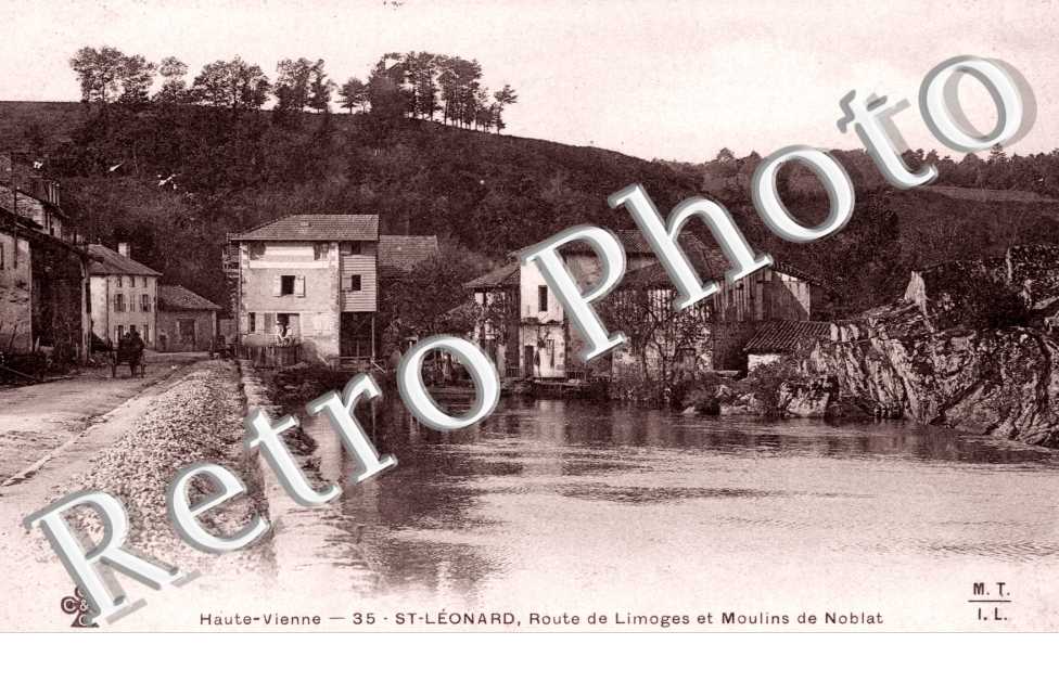 Route de Limoges et Moulins de Noblat