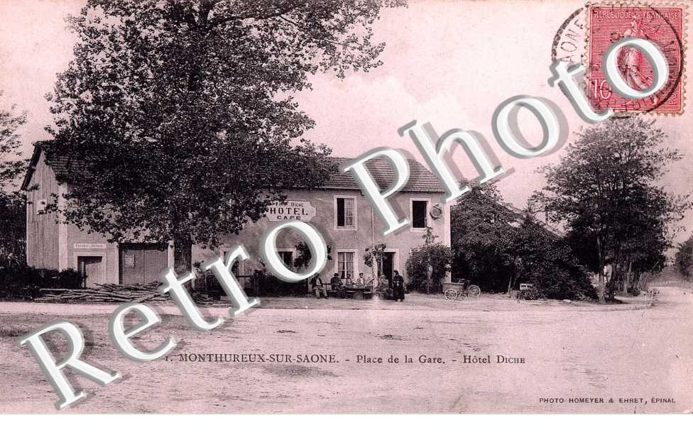 Place de la gare - Hôtel Diche