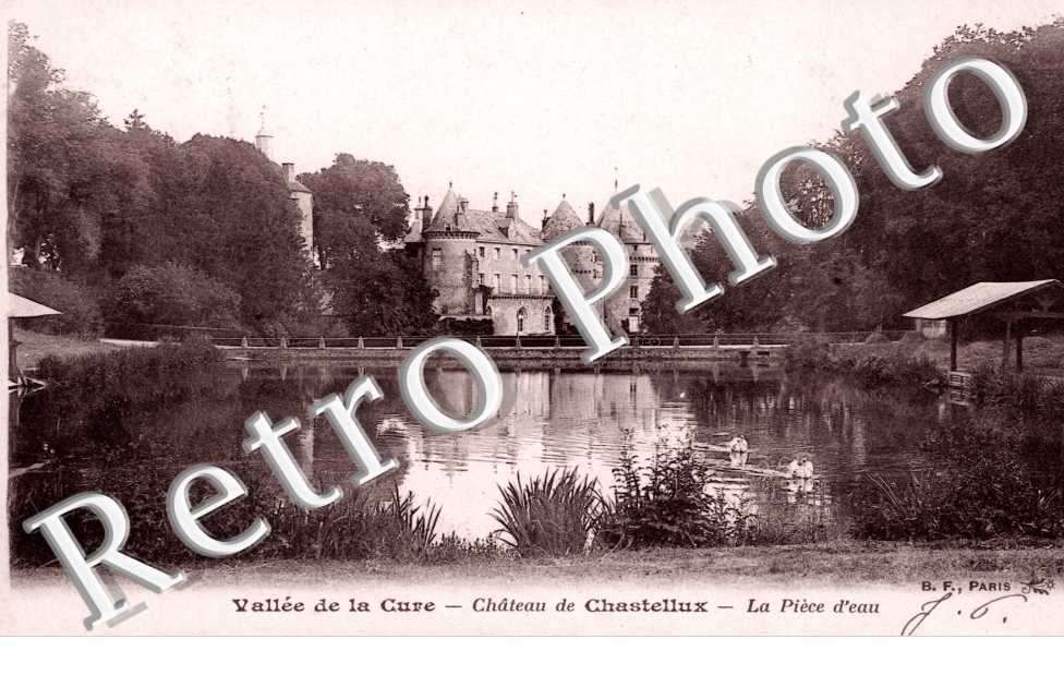 la Vallee de la Cure, Chateau de Chastellux, la Piece d'Eau