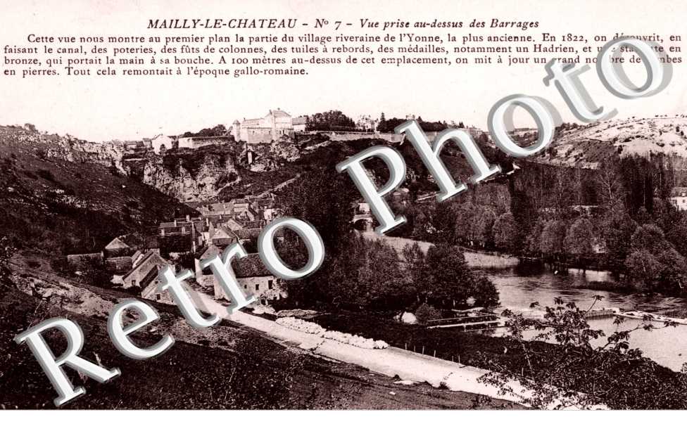 vue prise au-dessus du barrrage