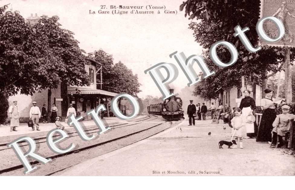 la Gare, la Ligne d'Auxerre a Gien