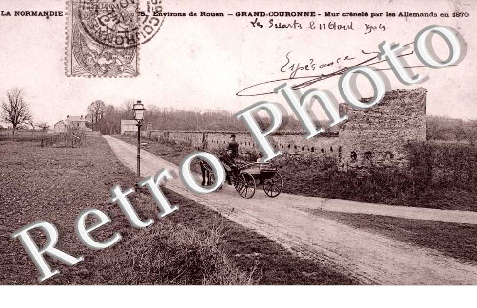 le Mur crenele par les Allemands en 1870