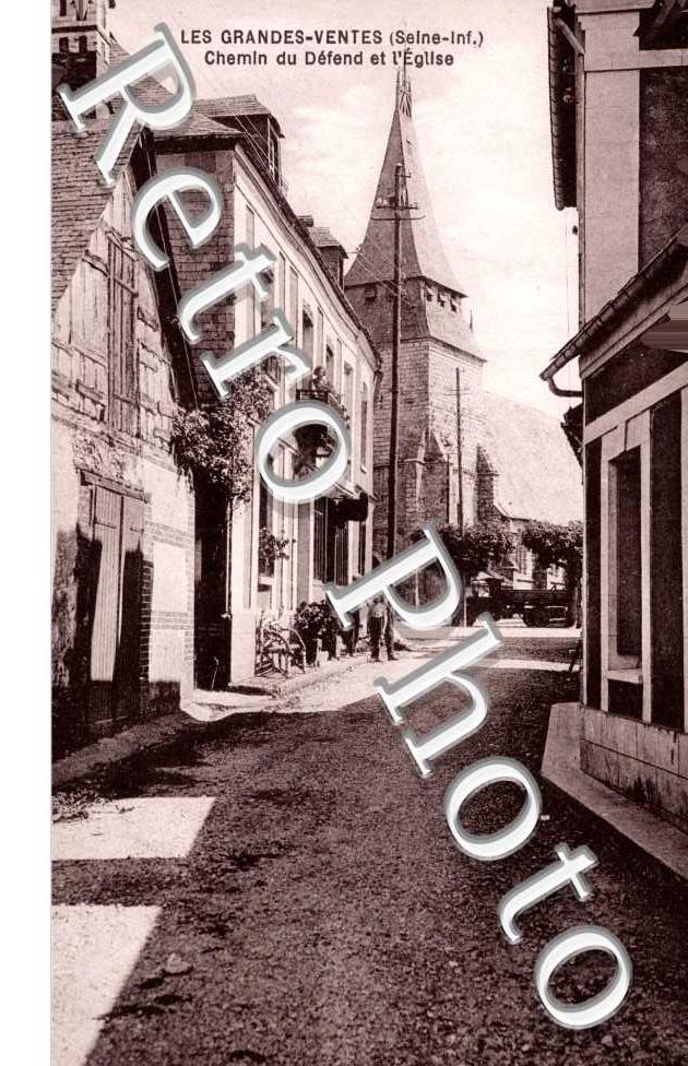 Chemin du defend et l'eglise