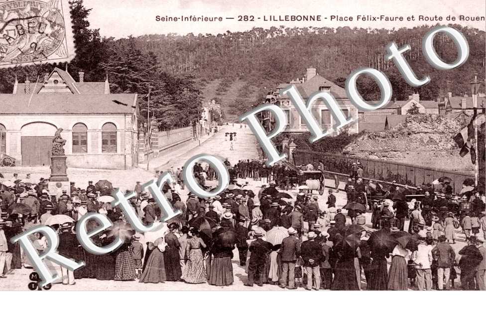 Place Felix-Faure et route de Rouen