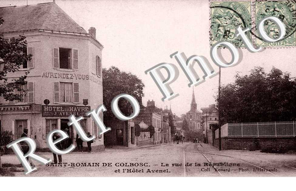 La rue de la republique et Hotel Avenel