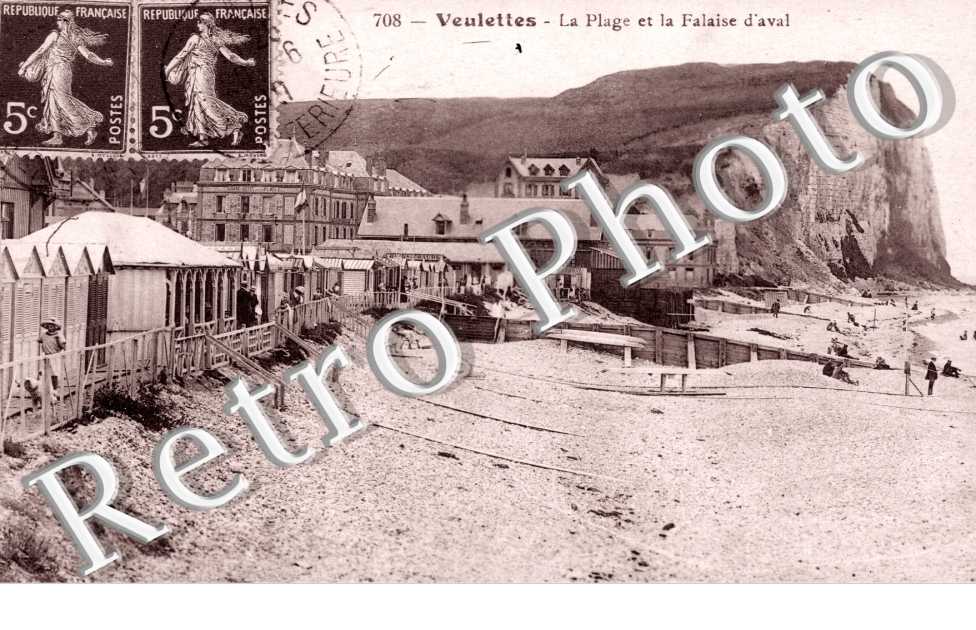 la Plage et la Falaise d'Aval