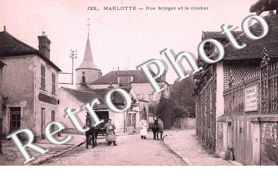 Rue Murger  et le clocher