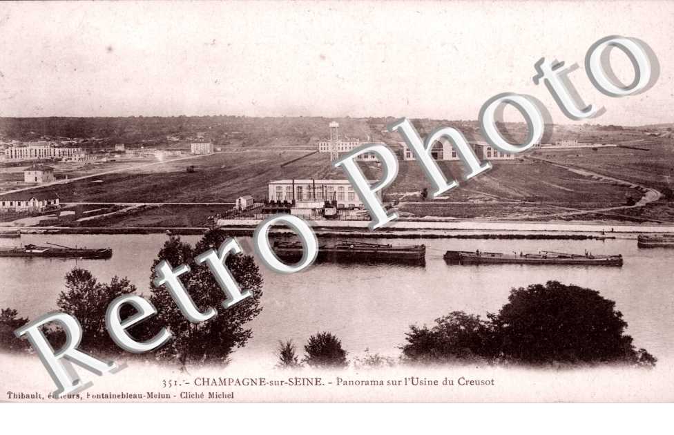 Panorama sur l'usine du Creusot