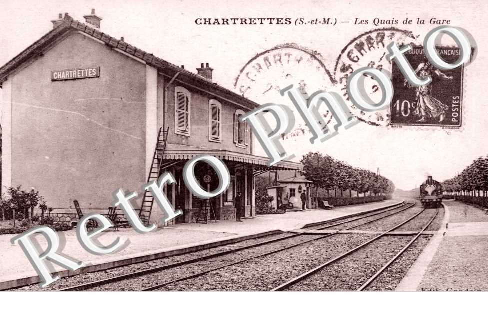 Les quais de la  gare