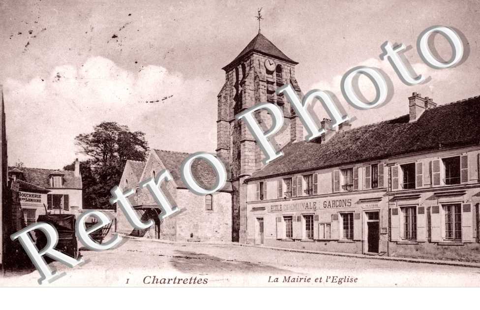 la Mairie et l'Eglise