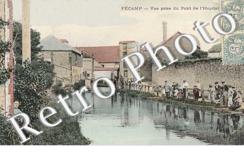 vue prise du pont de l'Hopital
