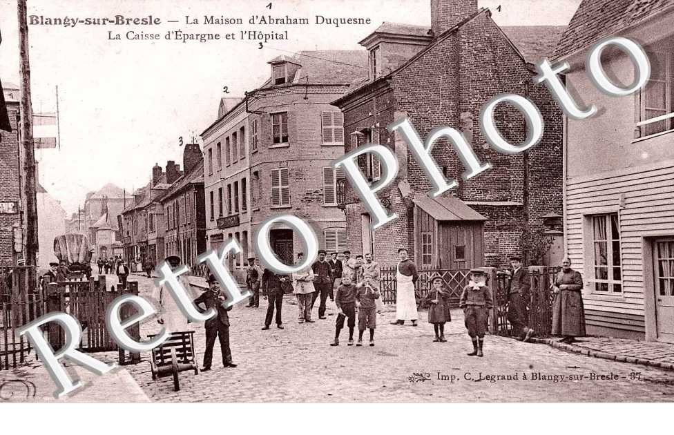 Maison d'Abraham Duquesne - La caisse d'epargne - L'hopital