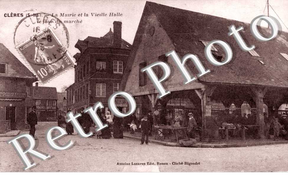 La mairie et la vieille halle