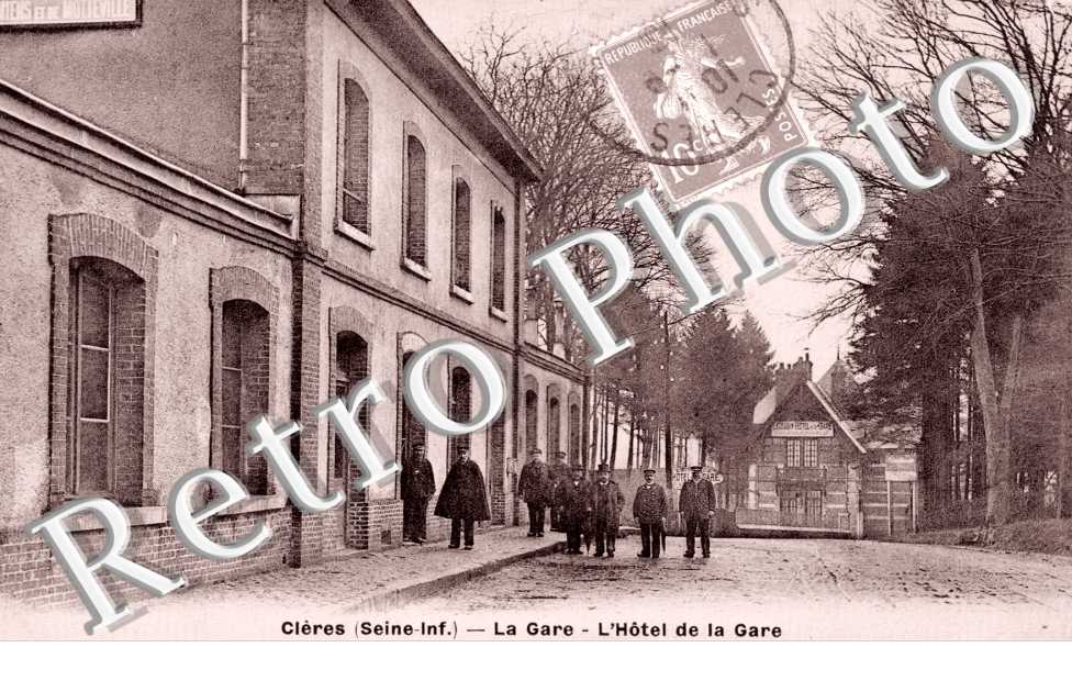 La gare et l'hotel de la gare