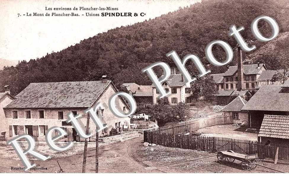 LE  Mont-de-Plancher-Bas USINE SPINDLER & Cie