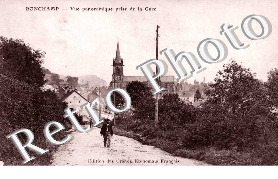 Vue panoramique prise de la gare