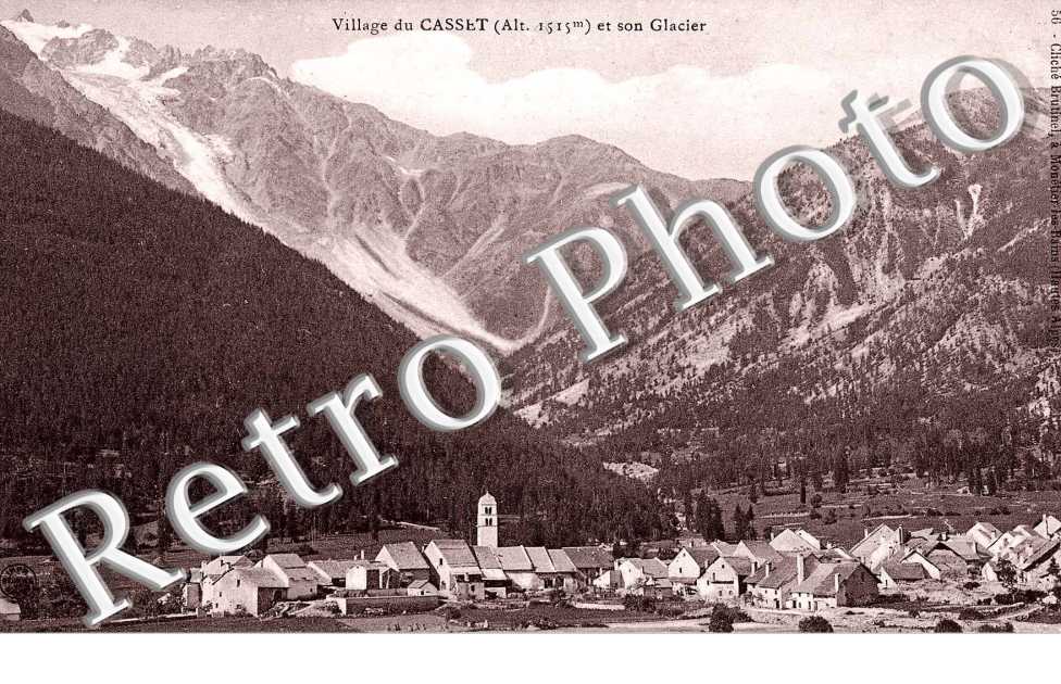Village de Casset et Glacier