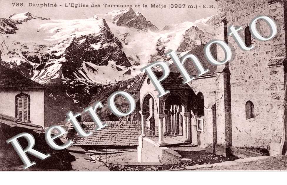 L'Eglise des Terrasses et La Meije