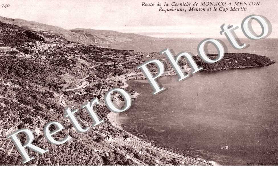 Route de la Corniche de Monaco a Menton